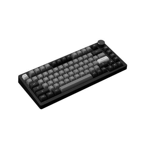 Bàn phím AKKO PC75B Plus Black & Silver (Bluetooth 5.0/ Wireless 2.4Ghz / Hotswap / Foam tiêu âm / AKKO CS Jelly switch)