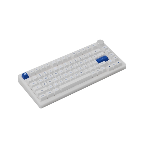 Bàn phím AKKO PC75B Plus Blue on White (Bluetooth 5.0 / Wireless 2.4Ghz / Hotswap / Foam tiêu âm / AKKO CS Jelly switch)