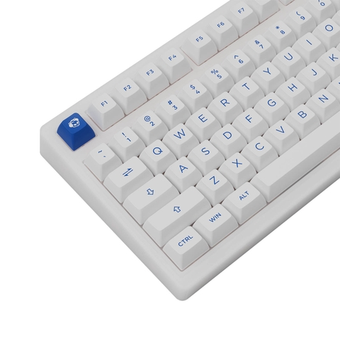 Bàn phím AKKO PC75B Plus Blue on White (Bluetooth 5.0 / Wireless 2.4Ghz / Hotswap / Foam tiêu âm / AKKO CS Jelly switch)