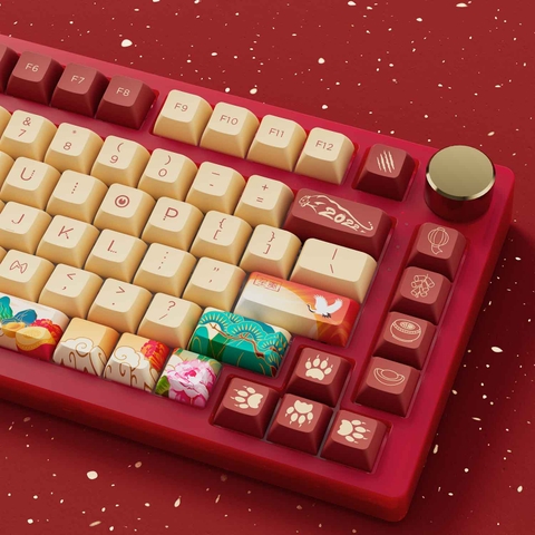 Bàn phím AKKO PC75B Plus Year of Tiger (Bluetooth 5.0 / Wireless 2.4Ghz / Hotswap / Foam tiêu âm / Lubed switch)