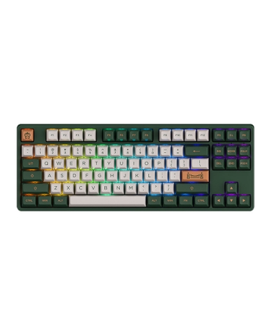 Bàn phím cơ AKKO 5087B World Tour London (Bluetooth 5.0 / Wireless 2.4Ghz / Hotswap / Foam tiêu âm / TTC switch)