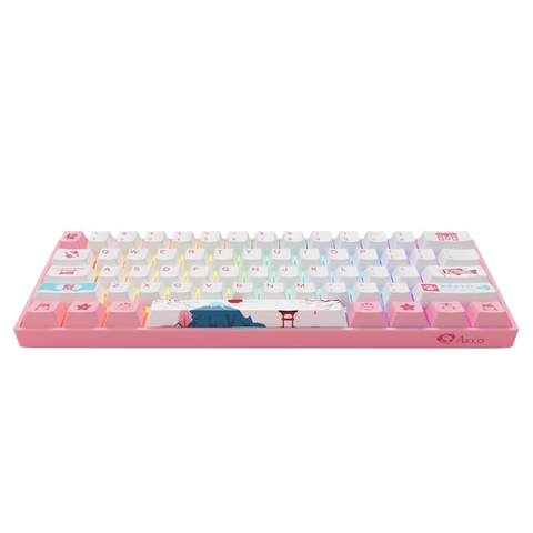 Bàn phím cơ AKKO 3061 World Tour Tokyo R2 (Hotswap / Gateron switch Pre-Lubed / RGB / Foam tiêu âm)