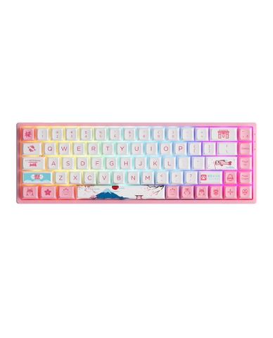 Bàn phím AKKO 3068B Plus (Bluetooth 5.0 / Wireless 2.4Ghz / Hotswap / Foam tiêu âm / AKKO CS Jelly sw)