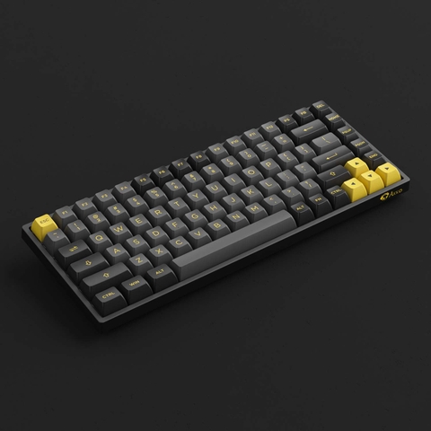 Bàn phím cơ AKKO 3084B Plus Black & Gold (Bluetooth 5.0 / Wireless 2.4Ghz / Hotswap / Foam tiêu âm / AKKO CS Jelly sw)