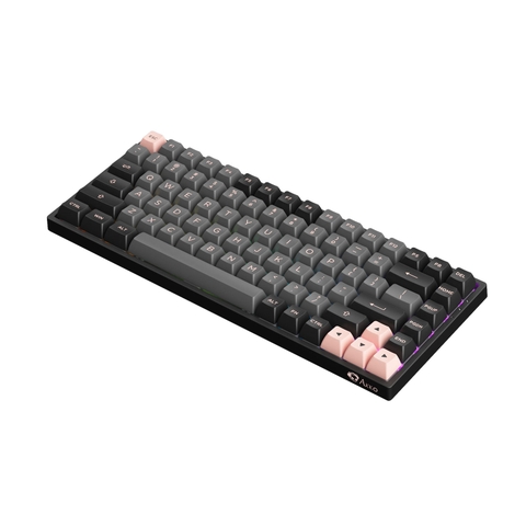 Bàn phím cơ AKKO 3084B Plus Black Pink (Bluetooth 5.0 / Wireless 2.4Ghz / Hotswap / Foam tiêu âm / AKKO CS Jelly sw)