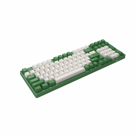 Bàn phím cơ AKKO 3098 DS Matcha Red Bean (Gateron Cap Yellow / Akko switch v2)