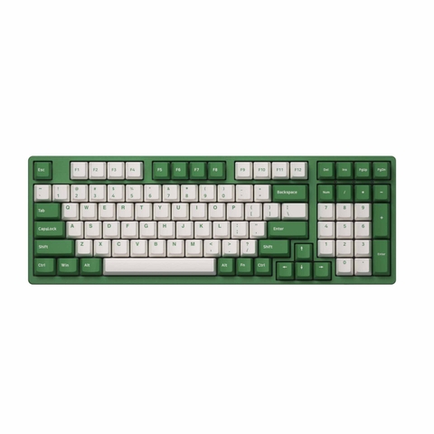 Bàn phím cơ AKKO 3098 DS Matcha Red Bean (Gateron Cap Yellow / Akko switch v2)