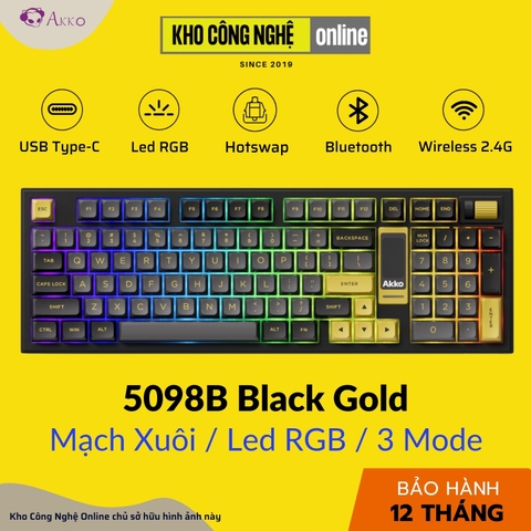 Bàn phím cơ AKKO 5098B Wasteland Survival (Multi-modes / Hotswap / Màn hình LCD / Switch Piano pro)