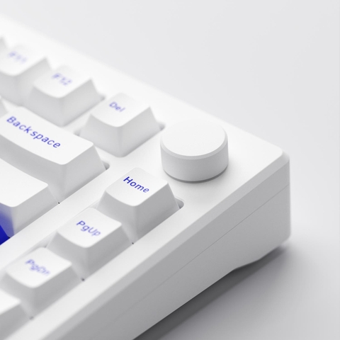 Bàn phím cơ AKKO MOD007 PC Blue on White (Hotswap / Gasket Mount / Clacky / Mạch Xuôi / CS Switch)
