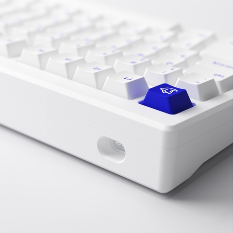 Bàn phím cơ AKKO MOD007 PC Blue on White (Hotswap / Gasket Mount / Clacky / Mạch Xuôi / CS Switch)