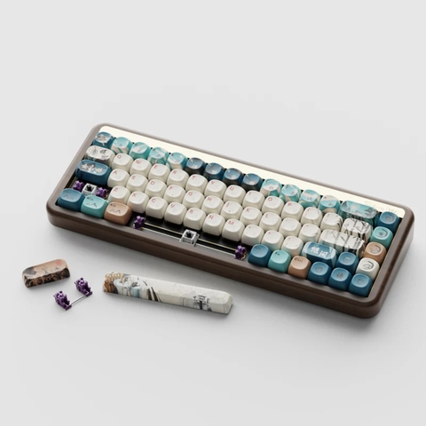 Bàn phím cơ AKKO MU01 Joy of Life (Hotswap / RGB / Multi-Modes / Switch V3 Piano Pro) - Hàng Chính Hãng