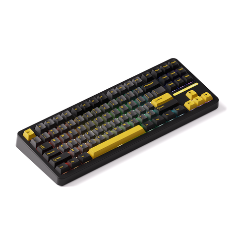 Bàn phím cơ AKKO TAC87 Black & Gold Mirror Switch 3 Mode