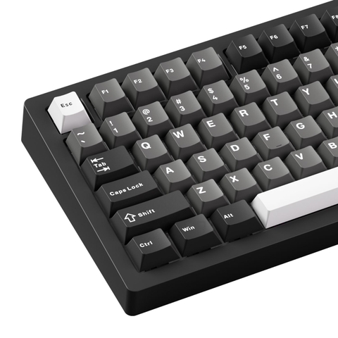 Bàn phím cơ MonsGeek M1 V5 Black & Silver Mirror Switch