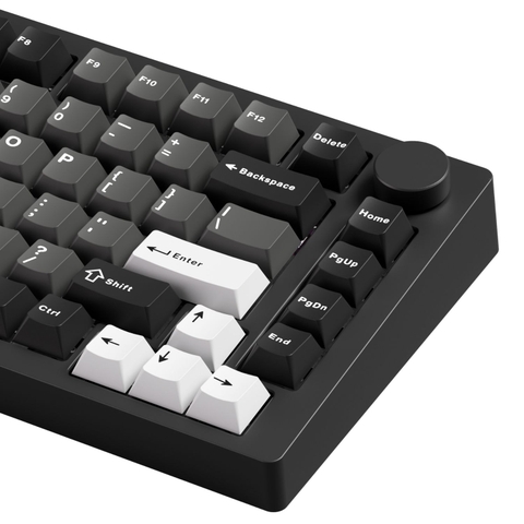 Bàn phím cơ MonsGeek M1 V5 Black & Silver Mirror Switch