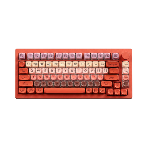 Bàn phím cơ Veekos K75 Wine Red
