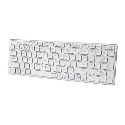 Bàn Phím Không Dây Rapoo E9350G - Trắng