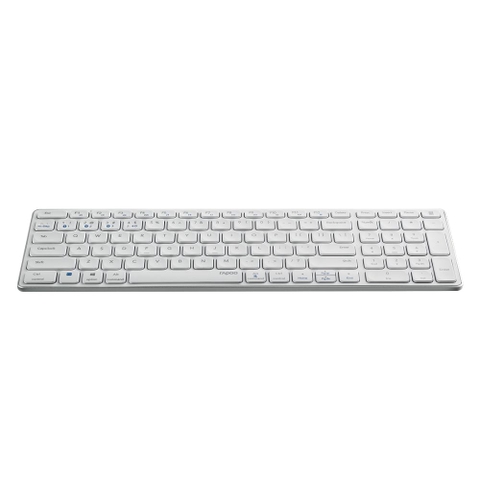 Bàn Phím Không Dây Rapoo E9350G - Trắng
