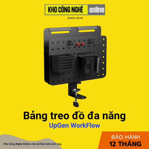 Bảng treo đồ UpGen Work Flow - Đen
