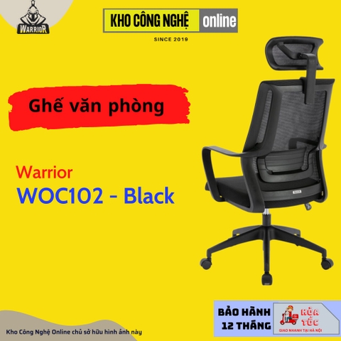 Ghế văn phòng WARRIOR WOC102 Black