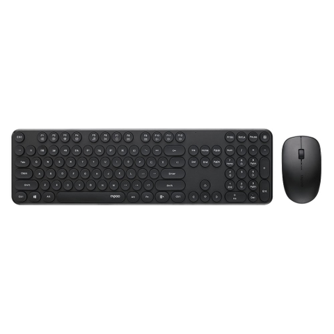 Bộ phím chuột không dây Rapoo X260S - Đen