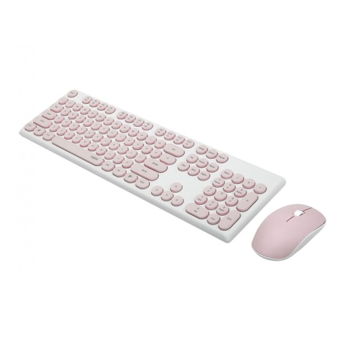 Bộ phím chuột không dây Rapoo X260S - Hồng