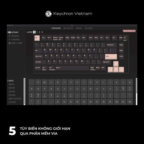 Bàn Phím Cơ Keychron V1 Custom QMK