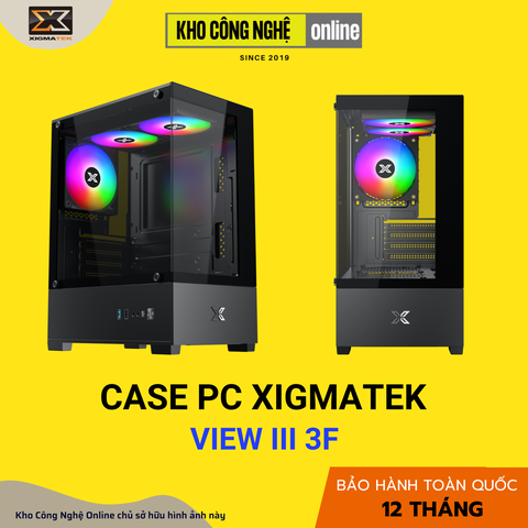 Vỏ Case XIGMATEK VIEW III 3F