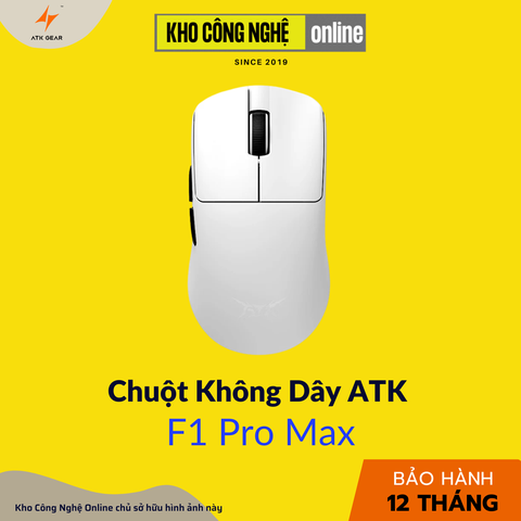 Chuột ATK F1 Pro Max - Trắng