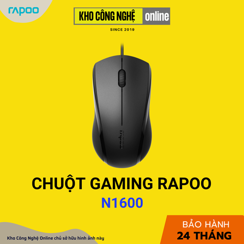 Chuột máy tính có dây Rapoo N1600 Silent