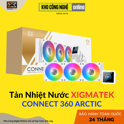 TẢN NHIỆT NƯỚC AIO XIGMATEK ALPHA - CONNECT 360 ARCTIC