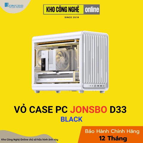 VỎ CASE PC JONSBO D33 WHITE