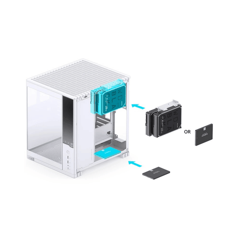 VỎ CASE PC JONSBO D34 WHITE