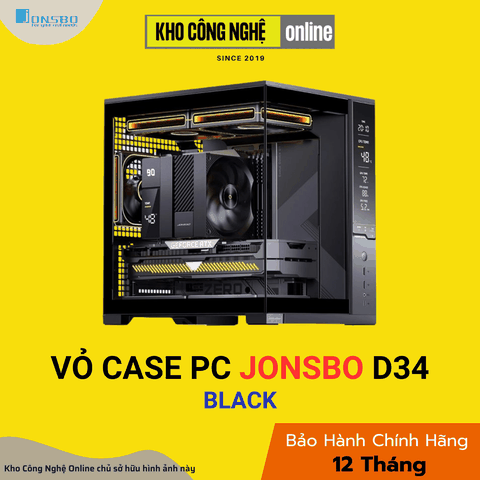 VỎ CASE PC JONSBO D34 BLACK