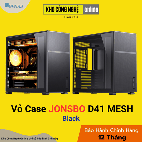 VỎ CASE PC JONSBO D41 MESH BLACK