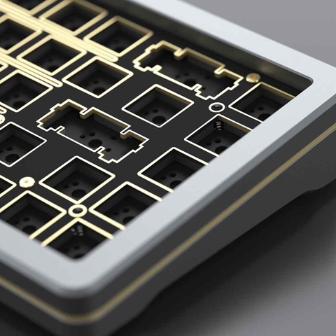 KIT bàn phím AKKO SPR67 – Gray (Full nhôm / Spring mount / Flex-cut / Mạch xuôi) - Hàng Chính Hãng