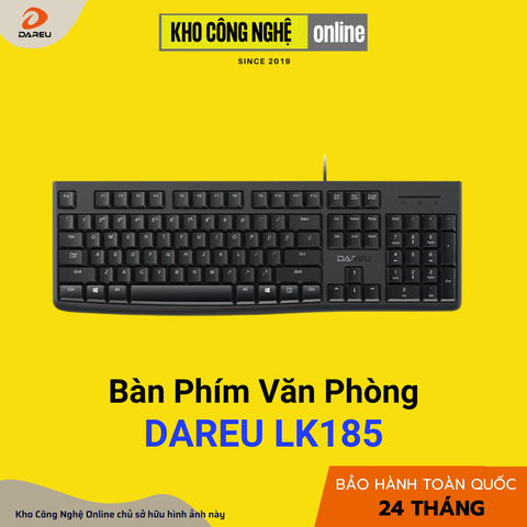 Bàn Phím Văn Phòng Dareu LK185 (Hàng Chính Hãng)