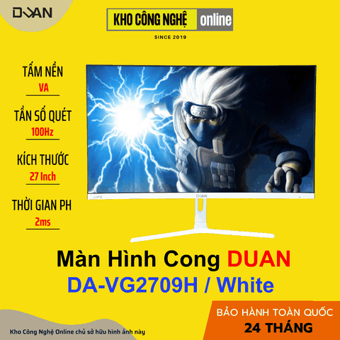 Màn Hình Cong DUAN VG2709H - White