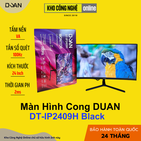 Màn Hình Cong DUAN DT-IP2409H - Black