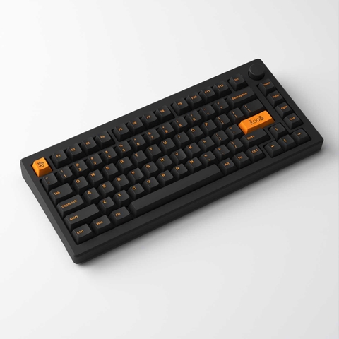 Bàn phím cơ AKKO MOD007 PC Orange on Black (Hotswap / Gasket Mount / Clacky / Mạch Xuôi) (Hàng Chính Hãng)