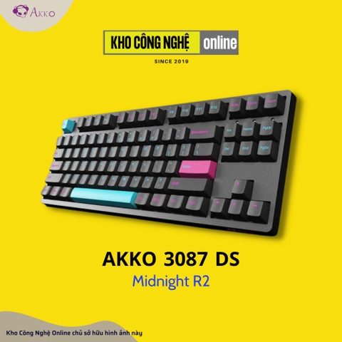 Bàn phím cơ AKKO 3087 DS Midnight R2 (Akko sw v2)