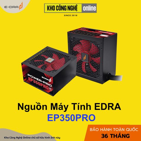 NGUỒN EDRA EP350PRO (FAN 12cm, cable dẹt)