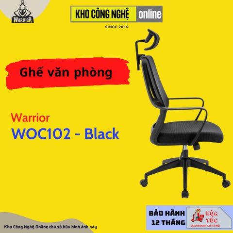 Ghế văn phòng WARRIOR WOC102 Black