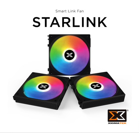 Tản Nhiệt XIGMATEK STARLINK / STARLINK ARTIC - ARGB, MODULAR DESIGN, PACK x3