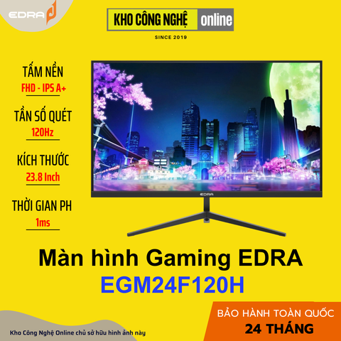 Màn hình Gaming EDRA EGM24F120H 24 inch FullHD 120Hz