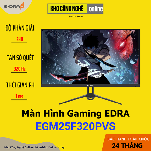 Màn Hình Gaming EGM25F320PVS FullHD 320Hz