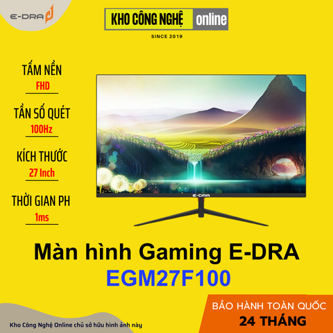 Màn hình Gaming E-DRA EGM27F100 27 inch FullHD 100hz