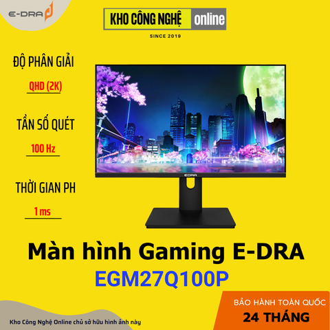 Màn hình Gaming EDRA EGM27Q100P 27 inch 2K 100Hz