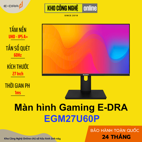 Màn hình Gaming EDRA EGM27U60P 27 inch 4K 60Hz