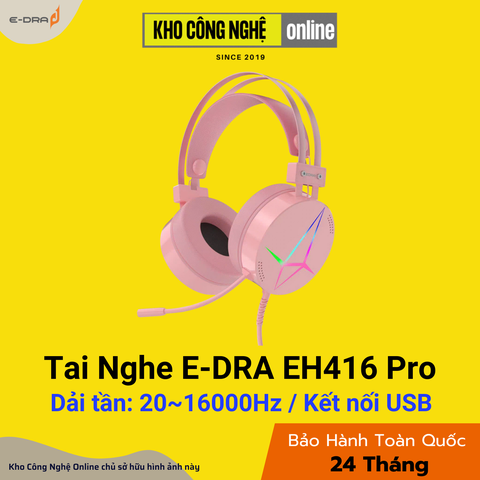 Tai Nghe EDRA EH416 PRO - Hồng