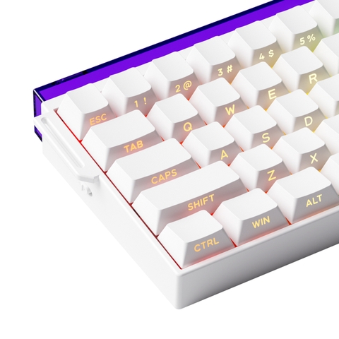 Bàn phím cơ Veekos Shine60 SP White